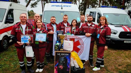 Команда Брестской области заняла первое место в IV открытых соревнованиях бригад службы скорой медицинской помощи Республики Беларусь